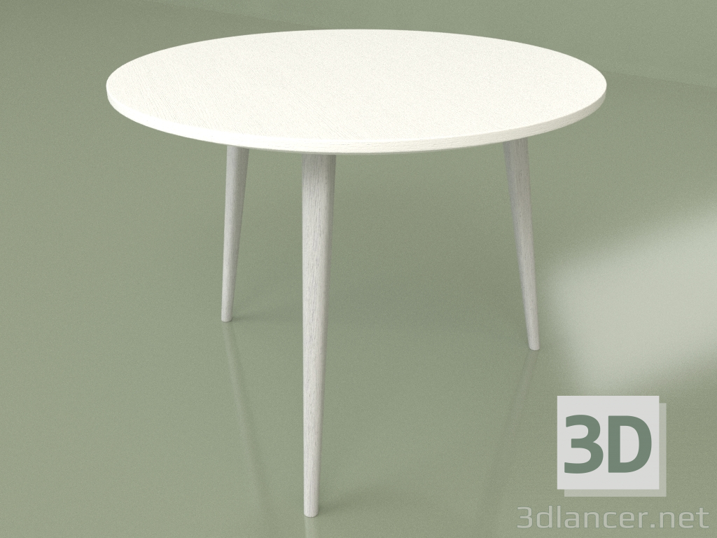 3D Modell Couchtisch Polo (Beine Weiß) - Vorschau