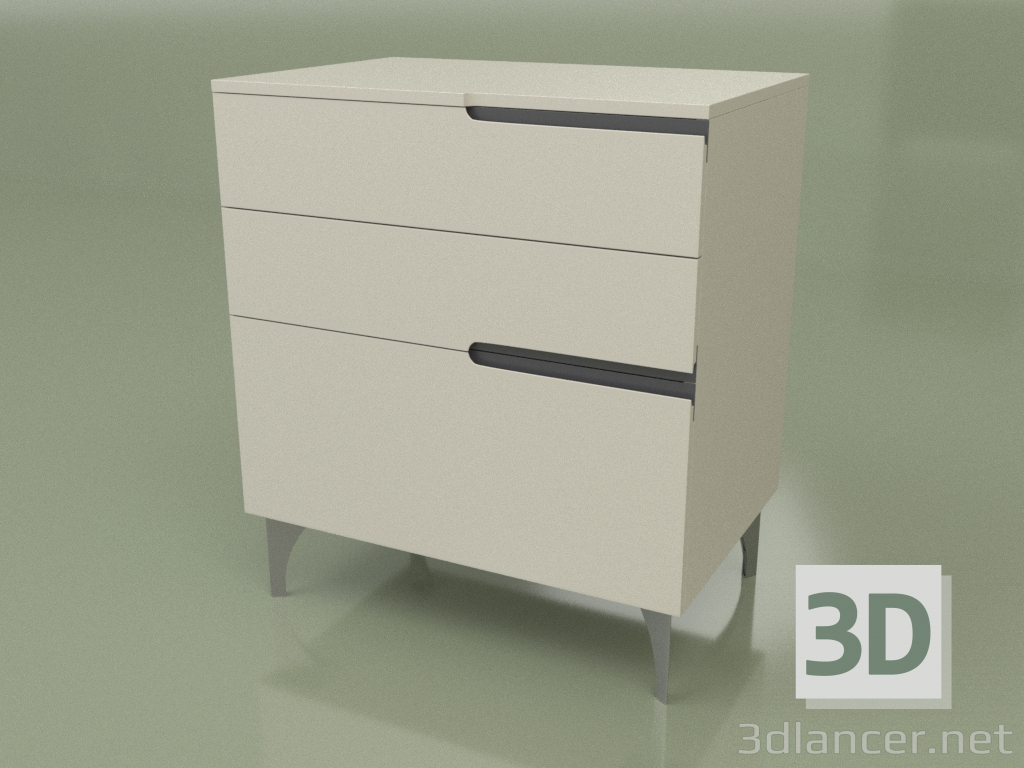 Modelo 3d Cômoda GL 300 (Cinza) - preview