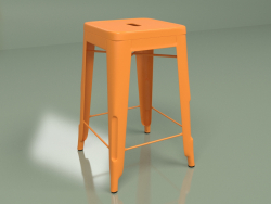 Silla semi-bar Color Marais (naranja)