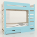 3d model Bunk bed MOVE ER (UBMER2) - preview