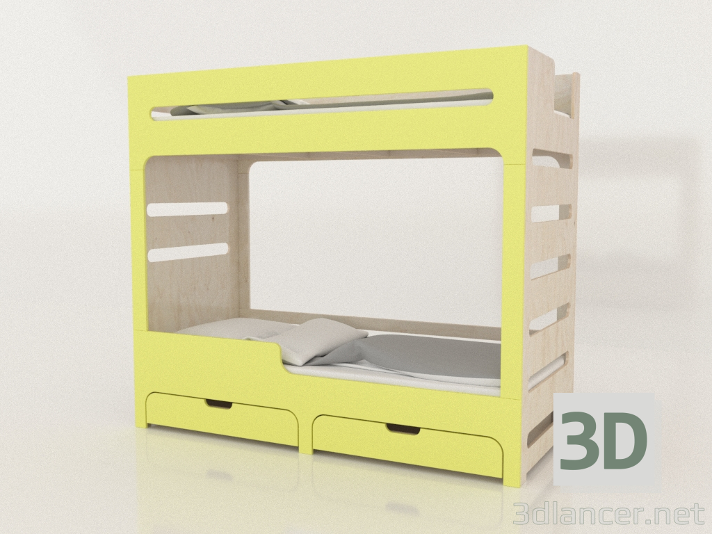 3d model Bunk bed MODE HL (UJDHL2) - preview