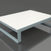 3d model Coffee table 120 (White polyethylene, Blue gray) - preview