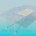 3d model Table glass - preview