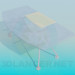 3d model Table glass - preview