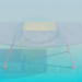 3d model Table glass - preview