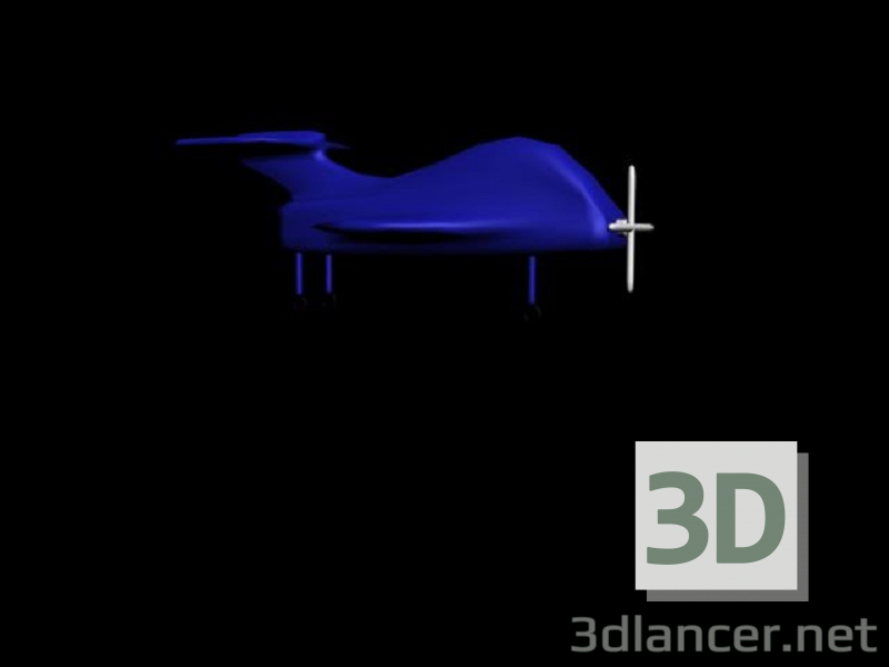 modèle 3D Avion - preview