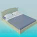 3D Modell Bett - Vorschau