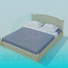 3D Modell Bett - Vorschau