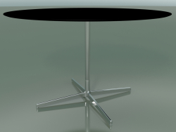 Tavolo rotondo 5556 (H 72.5 - Ø 119 cm, Nero, LU1)