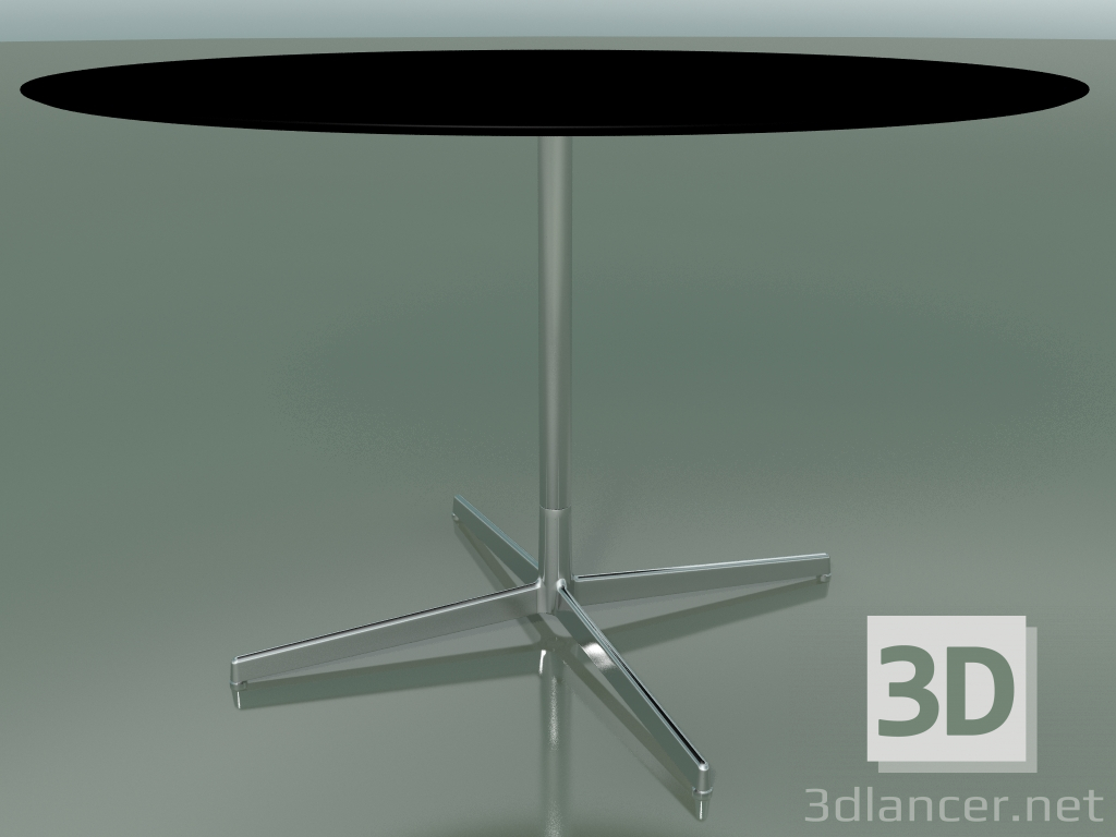 3d model Mesa redonda 5556 (H 72.5 - Ø 119 cm, negro, LU1) - vista previa