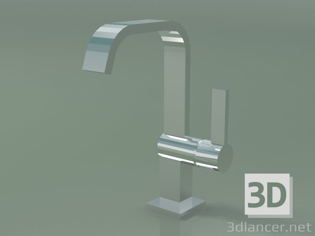 Modelo 3d Misturador monocomando para lavatório com bico sem resíduos (33 526 670-000010) - preview