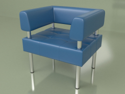 Fauteuil Business (Cuir bleu)