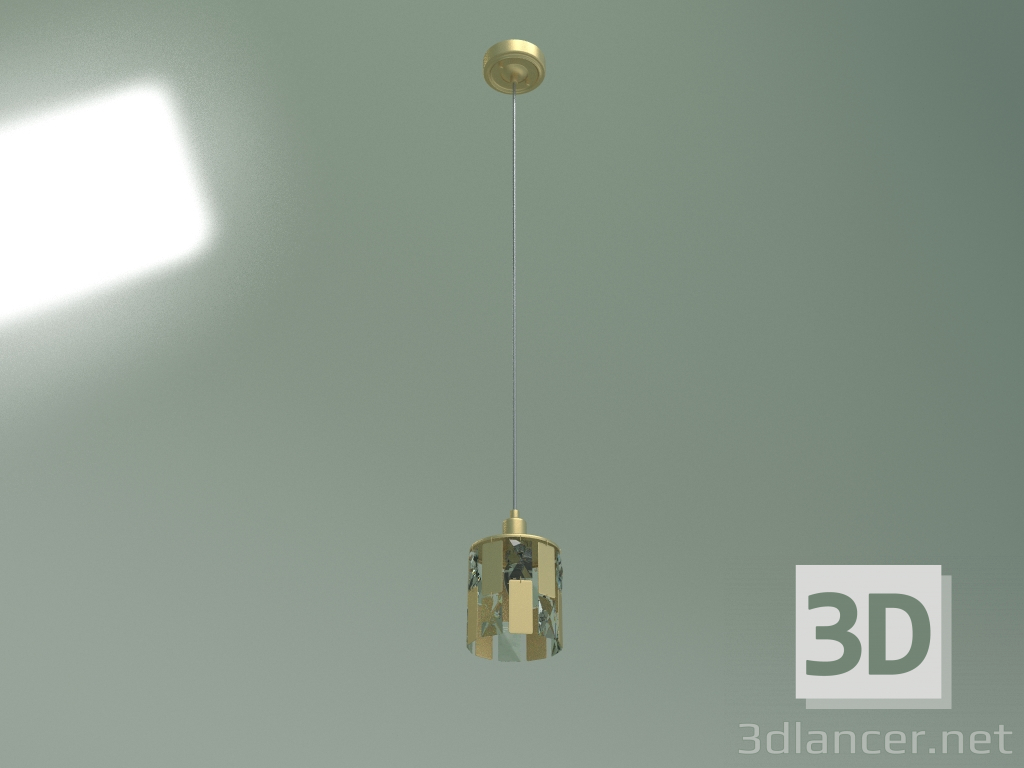 Modelo 3d Luminária pendente 50101-1 (ouro pérola) - preview