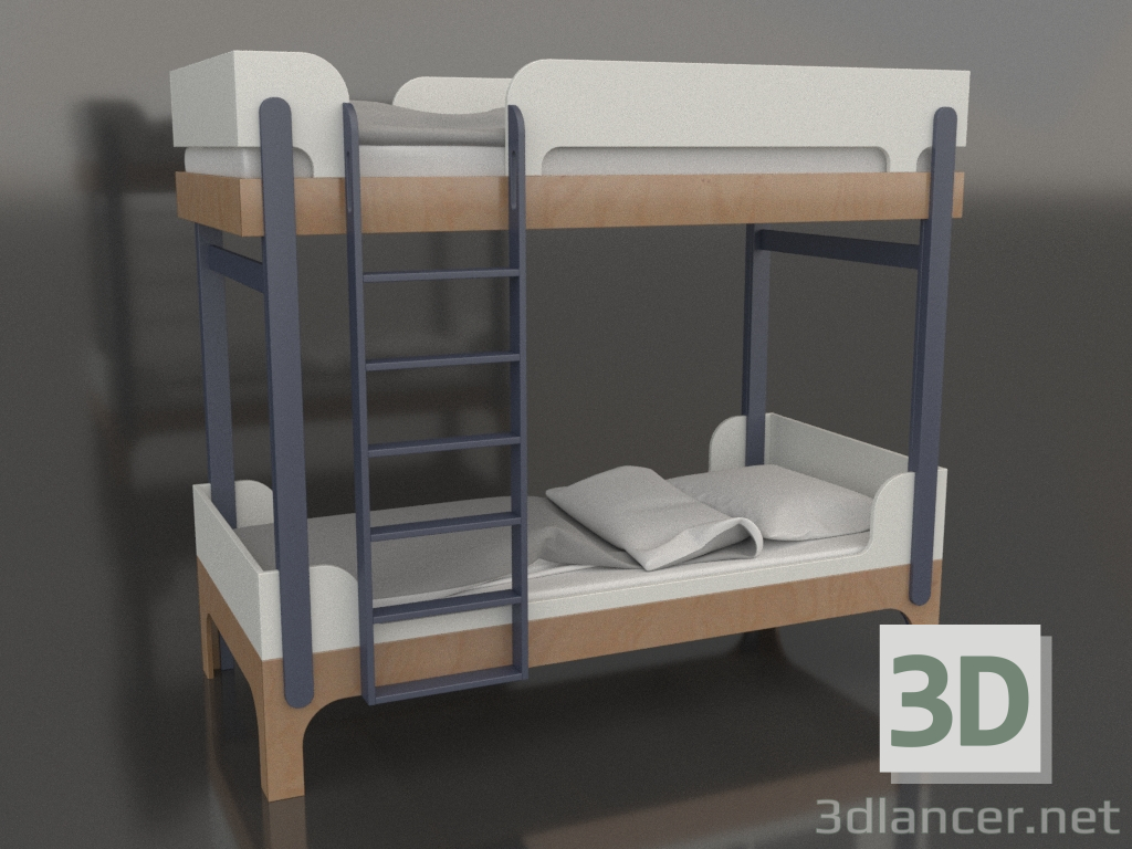 3D Modell Etagenbett TUNE Q (UITQA2) - Vorschau