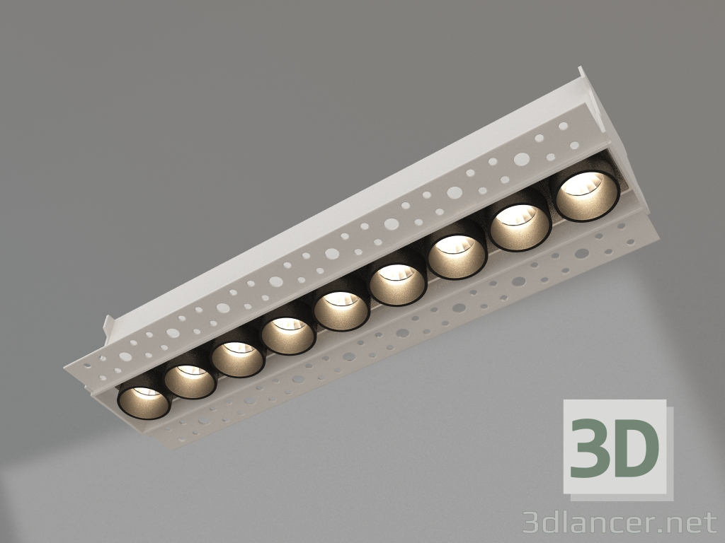 3d model Lamp MS-ORIENT-BUILT-TRIMLESS-TC-S38x277-20W Warm3000 (WH-BK, 30 deg, 230V) - preview