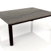 3d model Coffee table 70×94 (Black, DEKTON Radium) - preview