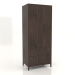 modèle 3D Armoire FARGO 900x600x2200 mm (chêne foncé) - preview