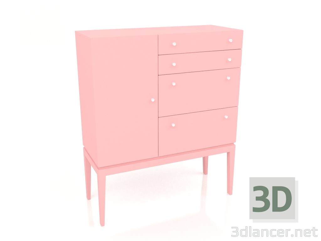 3d model Big Static chest of drawers (option 4) - preview