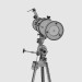 modello 3D di Polluce telescopio Bresser 150/1400 eq2 comprare - rendering