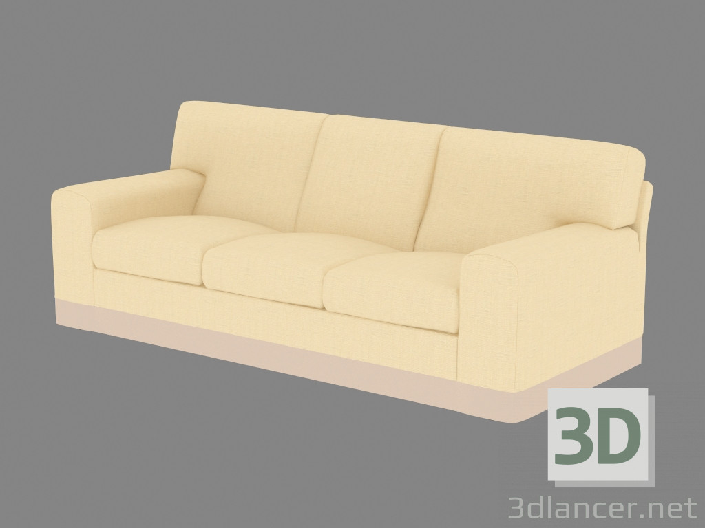 modello 3D Divano letto matrimoniale - anteprima