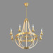 3d model Chandelier A8957LM-8BZ - preview