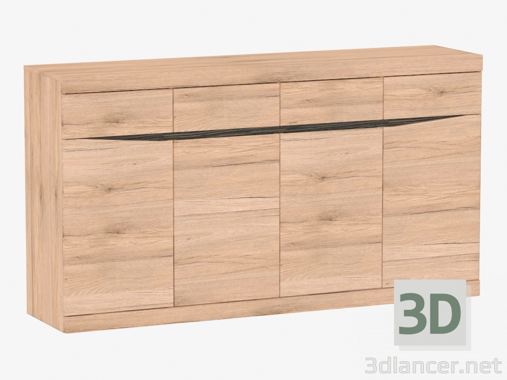 modello 3D Cassa 4D-4S (tipo 40) - anteprima