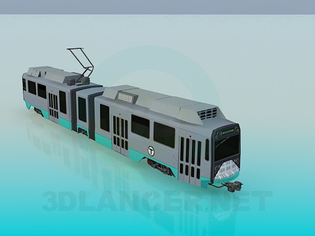 modèle 3D Tram - preview