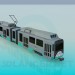 modèle 3D Tram - preview