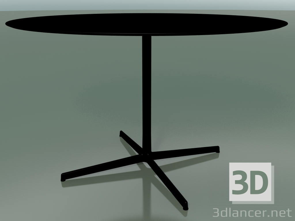 3d model Mesa redonda 5556 (H 72.5 - Ø 119 cm, Negro, V39) - vista previa