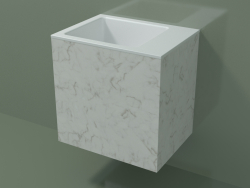 Lavabo de pared (02R123102, Carrara M01, L 48, P 36, H 48 cm)