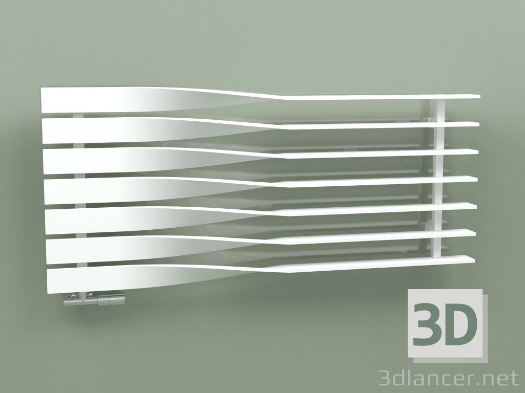 3d model Heated towel rail Cyklon H (WGCYH058130-O1, 580х1300 mm) - preview