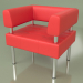 3d model Sillón Business (cuero Red2) - vista previa