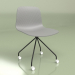 3d model Silla Glide con ruedas (gris) - vista previa