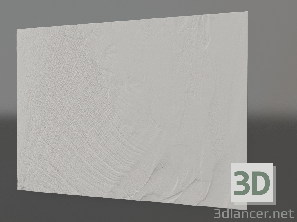 3D Modell Flachrelief Breeze - Vorschau