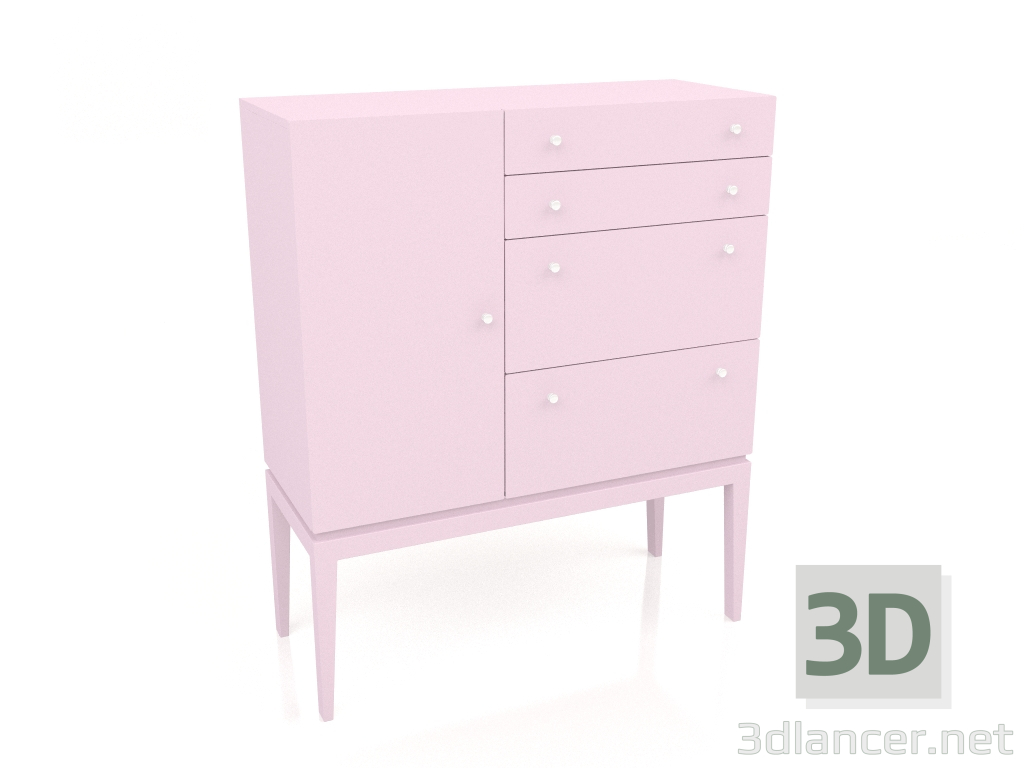 3D modeli Büyük Statik çekmeceli dolap (seçenek 5) - önizleme