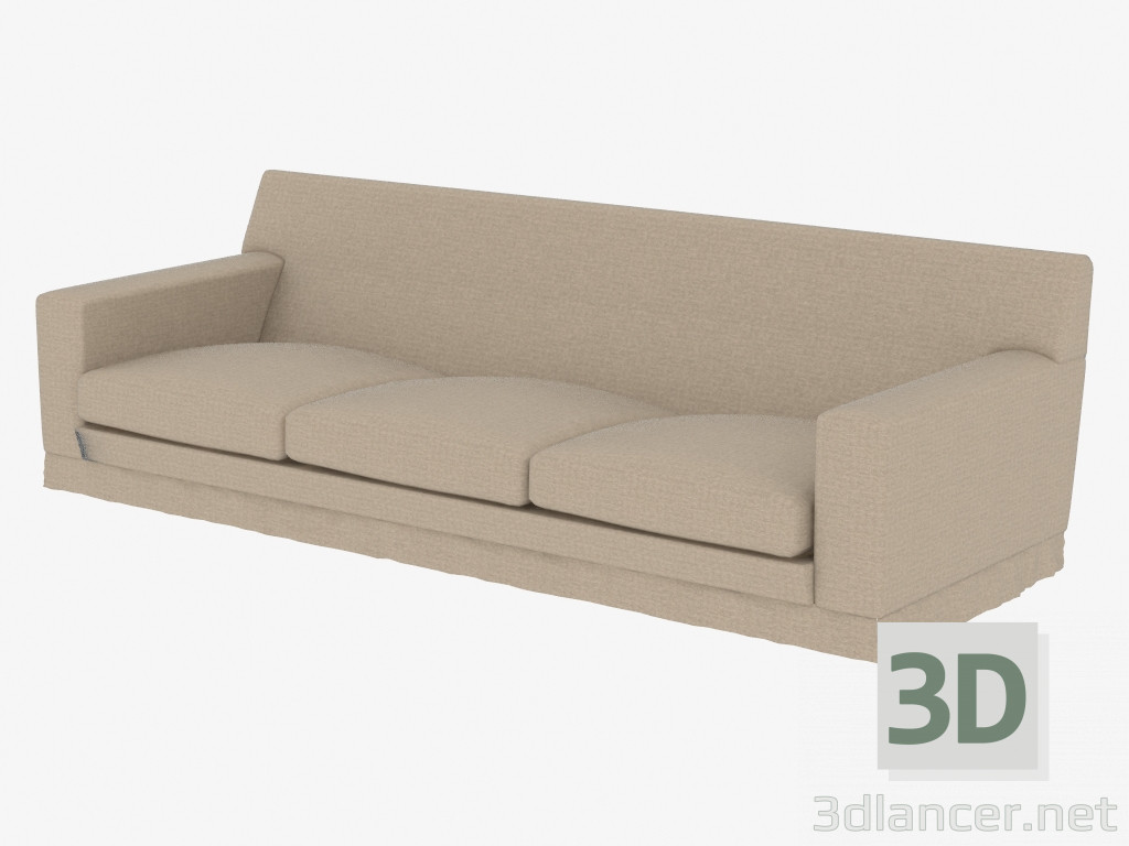 3D Modell Doppel-Sofa-Bett - Vorschau