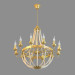 3d model Chandelier A8957LM-12BZ - preview