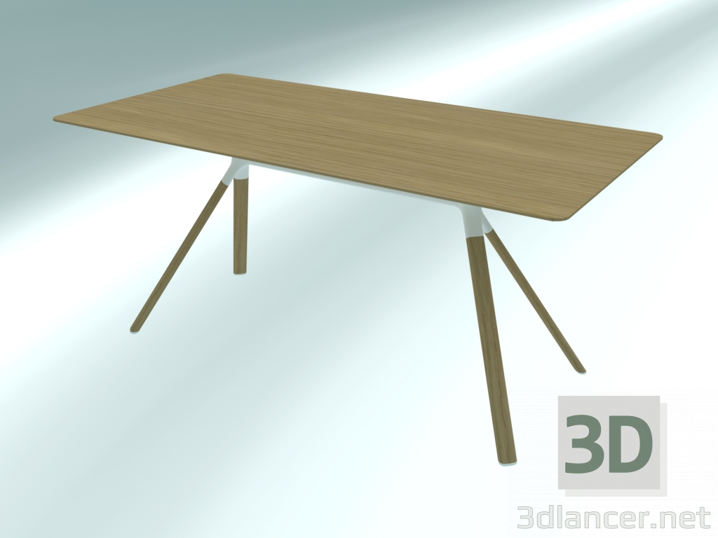 3d model Mesa rectangular FORK (P127 160Х80) - vista previa