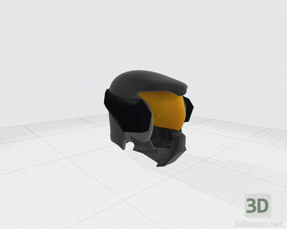 3d Helmet future game model buy - render