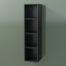 3d model Wall tall cabinet (8DUACC01, Deep Nocturne C38, L 24, P 24, H 96 cm) - preview