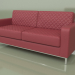 3D Modell Sofa Dreisitzer Bentley (Rotes Leder) - Vorschau