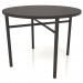 3d model Dining table (straight end) (option 1, D=1000x750, wood brown dark) - preview