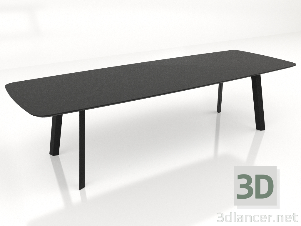 3D modeli Yemek masası 295x105 - önizleme