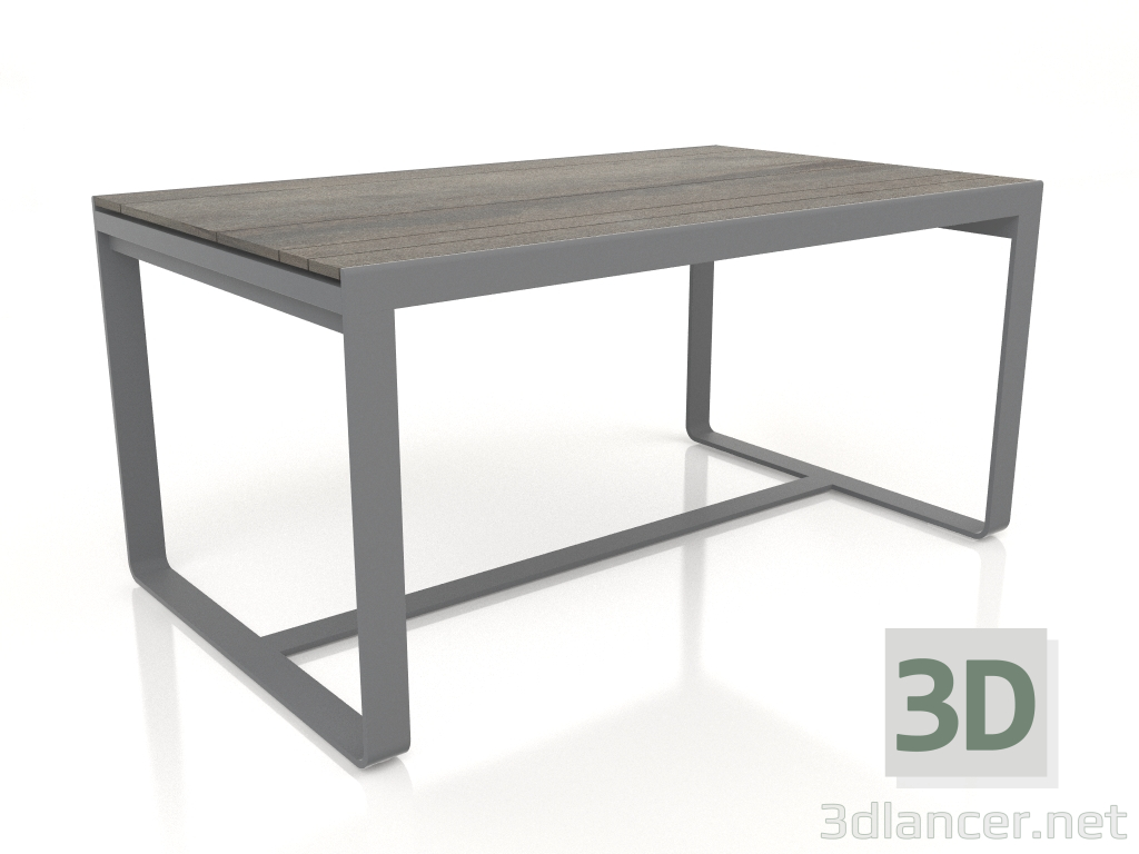 3d модель Стол обеденный 150 (DEKTON Radium, Anthracite) – превью