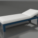 3D Modell Chaiselongue (Graublau) - Vorschau