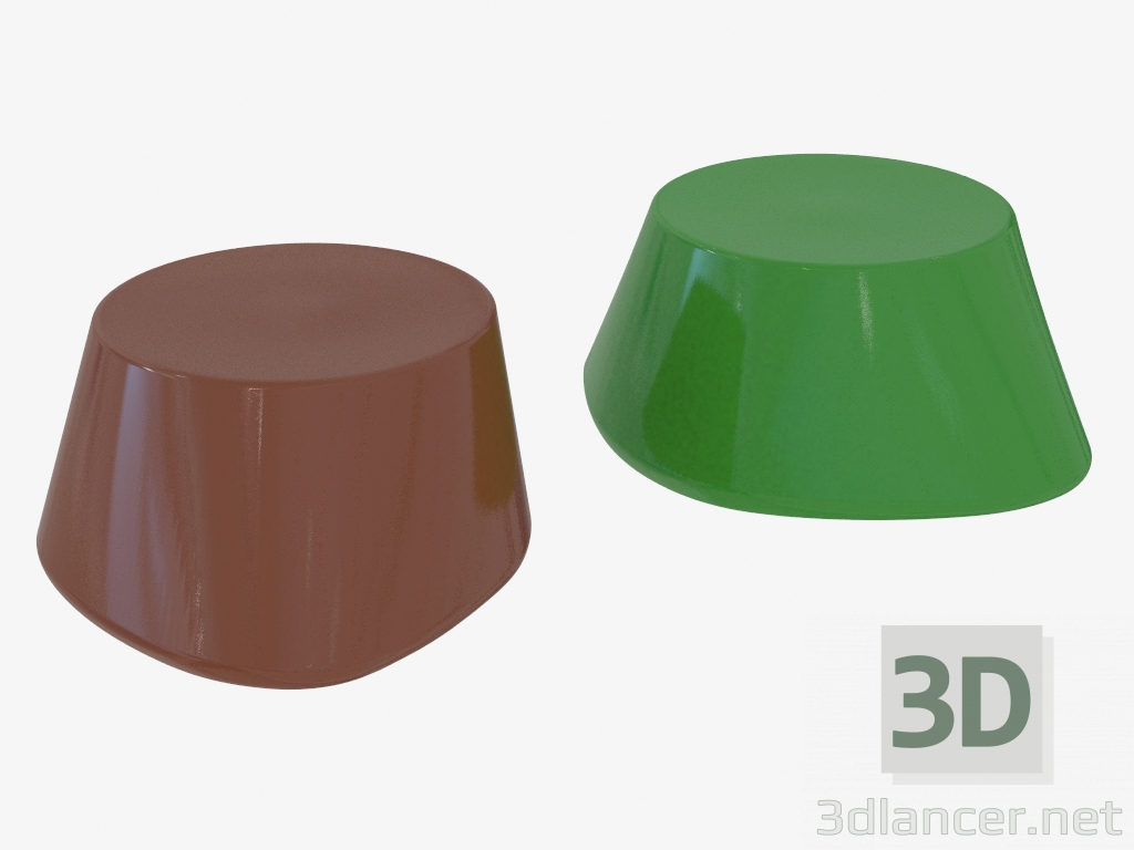 3d model Silla de ceramica - vista previa