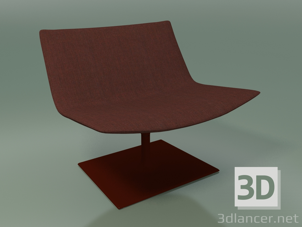 3d model Silla de descanso 2025 (con base rectangular, V34) - vista previa