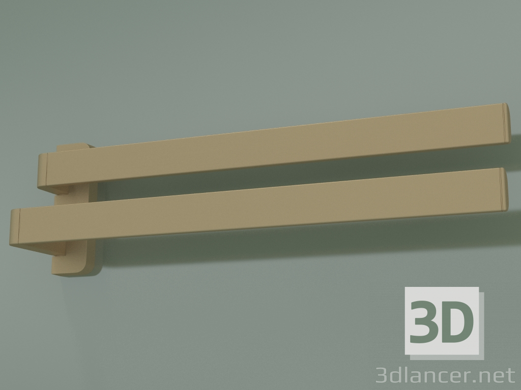 3d model Double towel holder (42821140) - preview