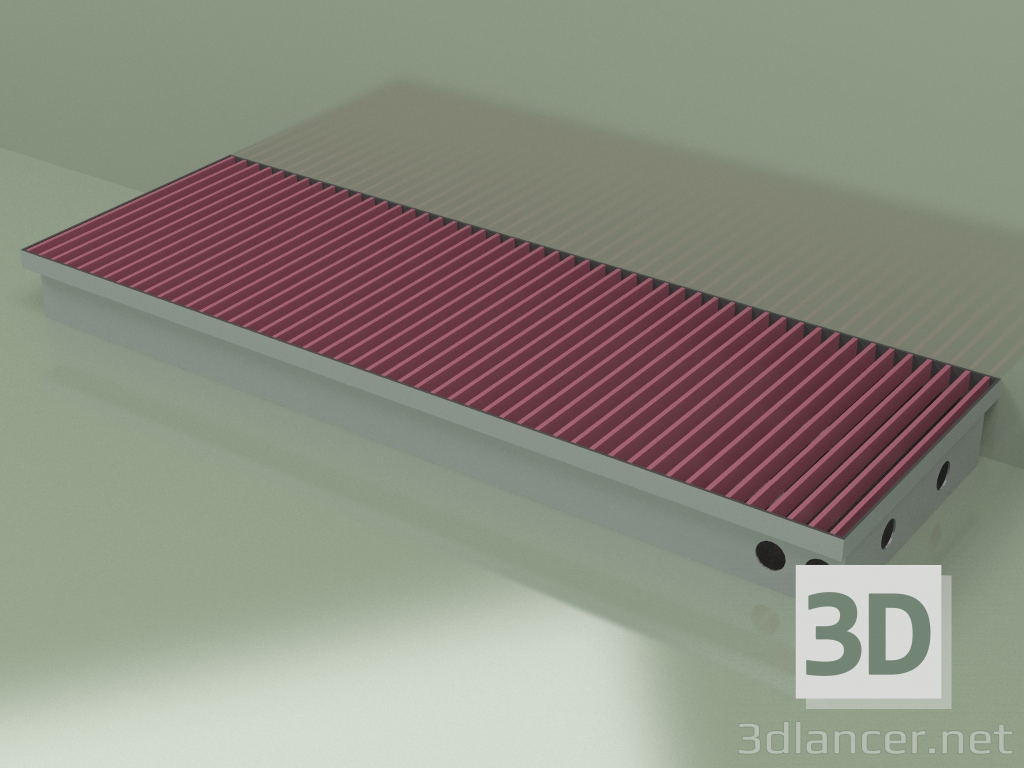 3d model Duct convector - Aquilo FMK (340x1000x90, RAL 4002) - preview