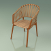 modello 3D Sedia Comfort 122 (Metallo Ruggine, Teak) - anteprima